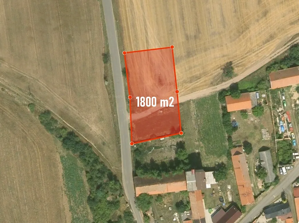 Prodej stavebního pozemku 1800 m²